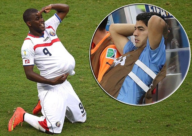 Campbell Inspirator Kemenangan Kosta Rika atas Uruguay